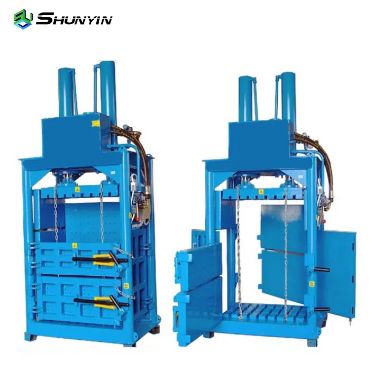 Electric Vertical Hydraulic Cotton Baling/ Textile Cloth Recycling Bailing Machine on a hot sale with high quality assurance