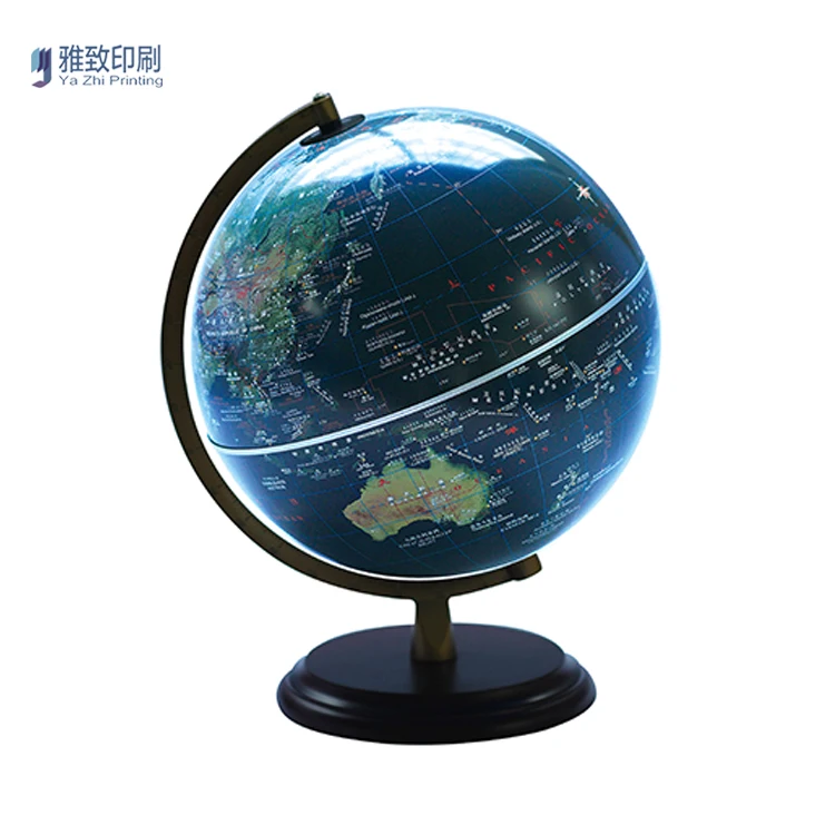 
Desk Top Decorative Mini Plastic Pvc Decorative Earth Globe 