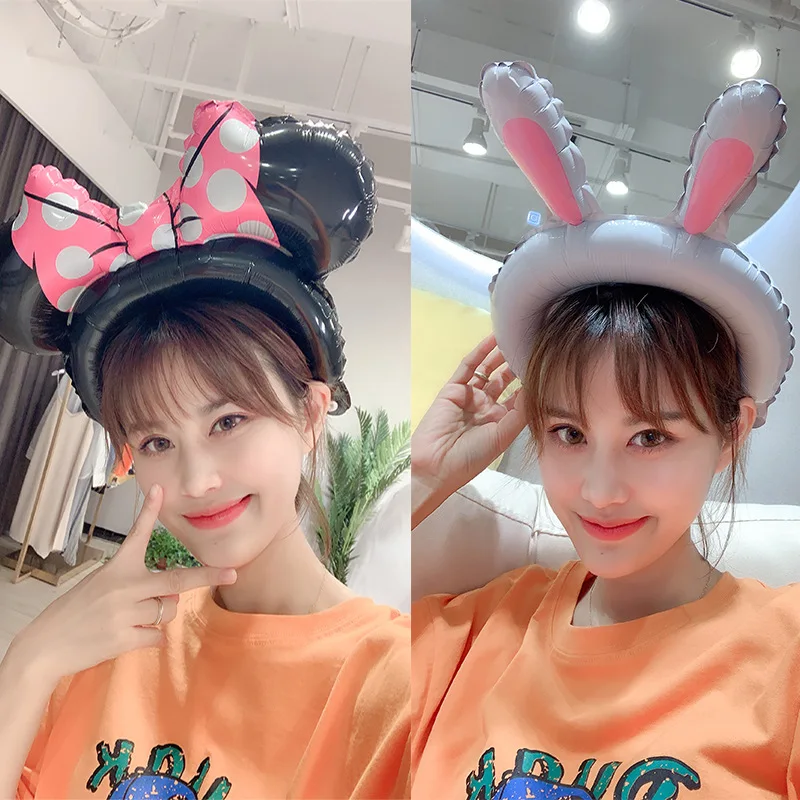 
Wholesale Hot selling Foil Plush Zoo Jungle Animal shaped Headbands Ears Zebra Giraffe Elephant Tiger 