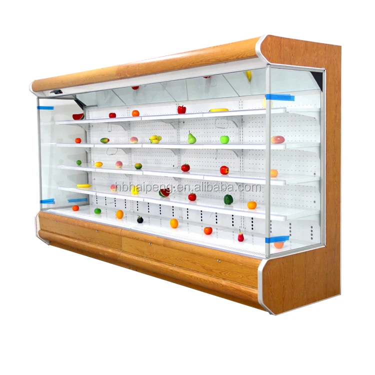 custom supermarket refrigerator display cooler showcase cabinet display  refrigerator open chiller
