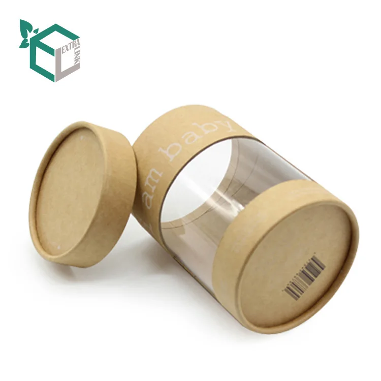 
Eco Friendly Food Tea Kraft Cylinder Gift Biodegradable Packaging Tube 