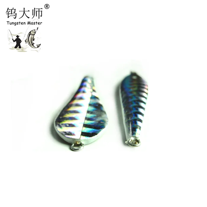 Different weight fishing tungsten spoon without hooks