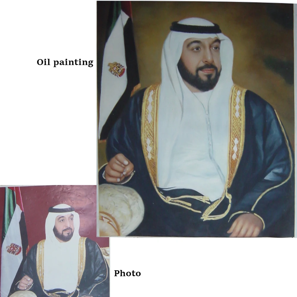 High quality custom picture handmade canvas oil portrait painting