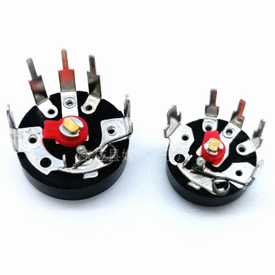 knob potentiometer Audio Taper RV12 12mm carbon rotary potentiometer with switch