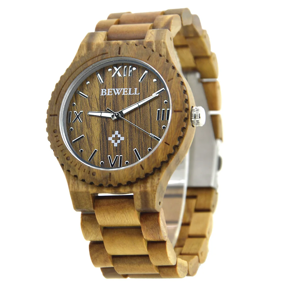 Most Popular bewell wood watch for man in stock