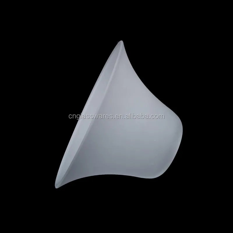 Supply Frosted White Bell Shaped Glass Ceiling Fan Lights Lamp Shade Diffuser