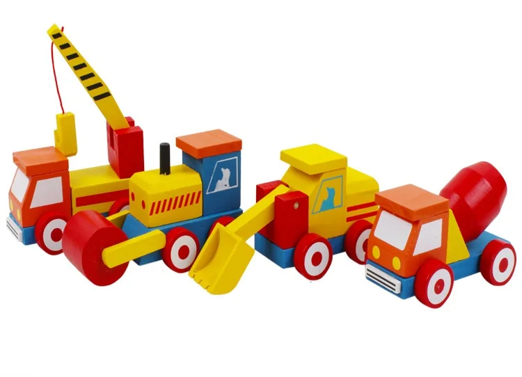mini shop truck wooden baby car tractors toys