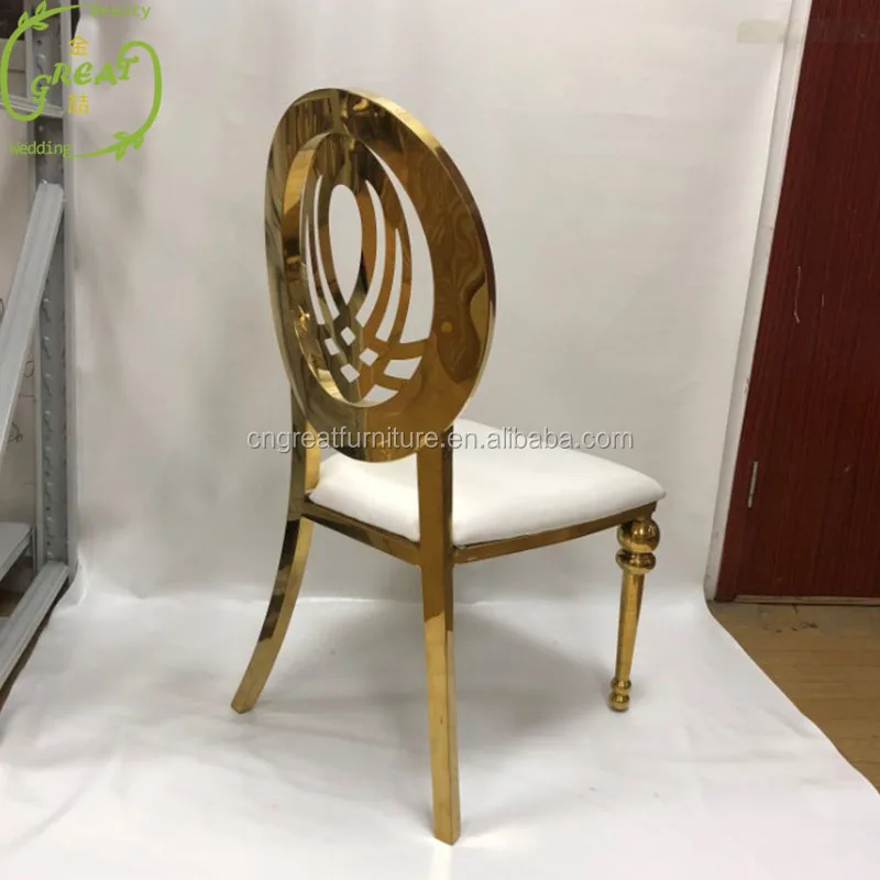 Хрустальные золотые новые серебряные Завязки для жениха из нержавеющей стали Современная распродажа золотые складные свадебные стулья chiavari