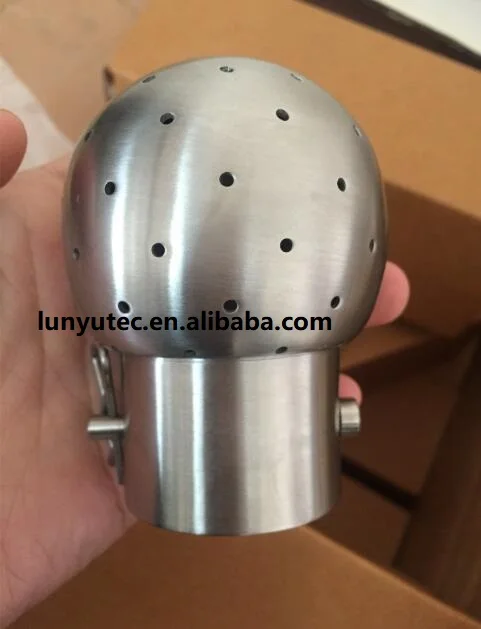  Stainless Steel Sanitary Fixed Spray Cleaning Ball For CIP