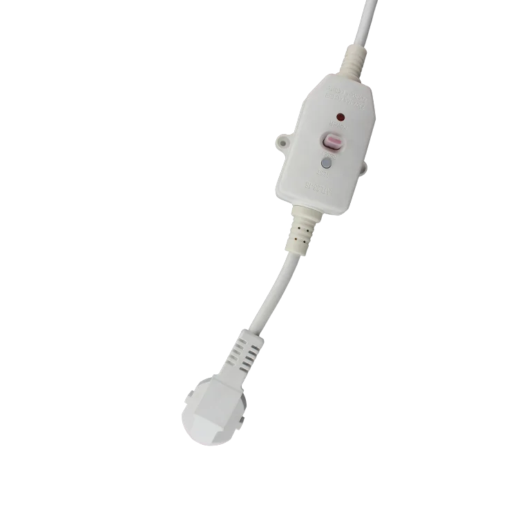 GFCI Replacement Plug Assembly 3-Prongs with Ground Fault Circuit Interrupter Safety RCD Protection