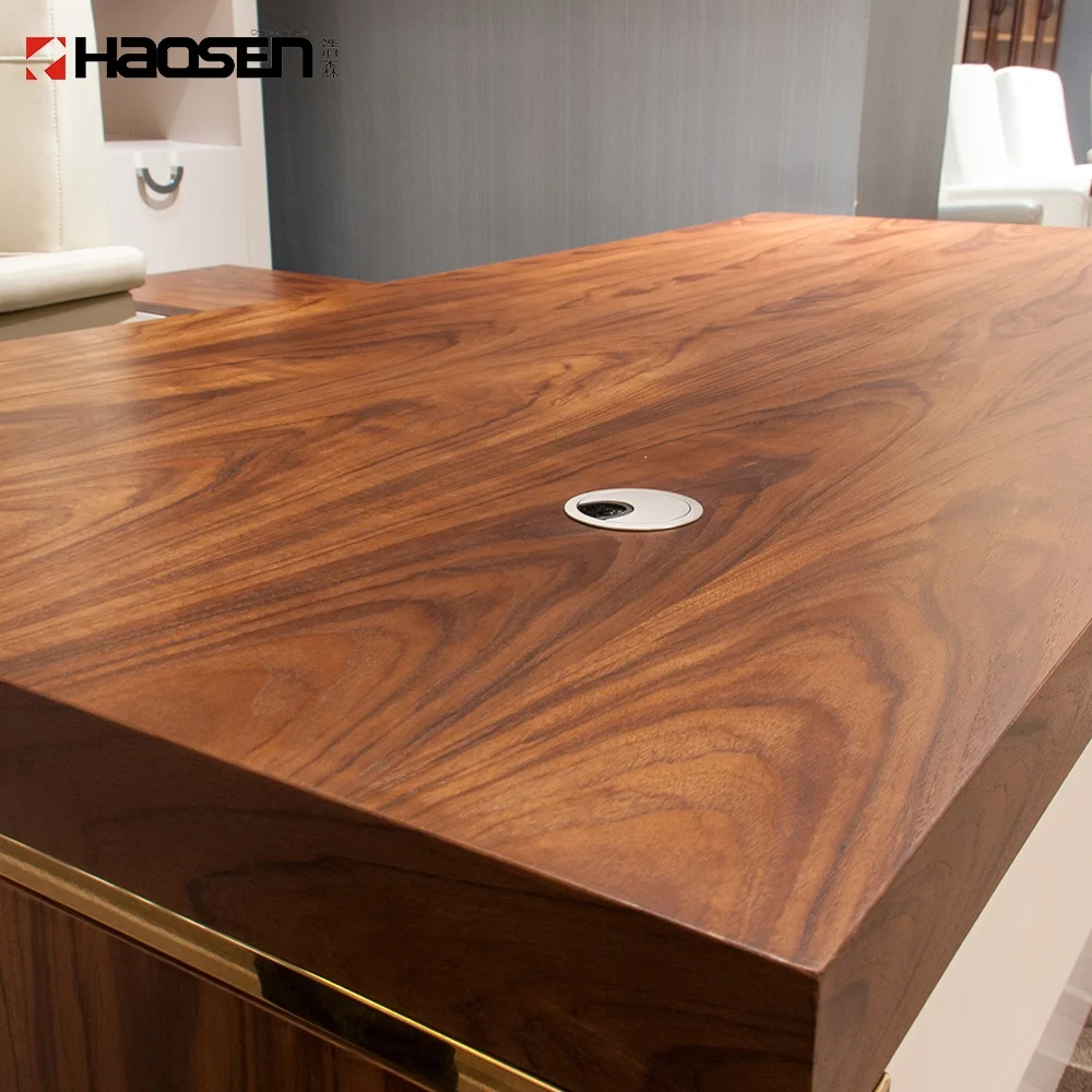 Modern style MDF 09007 Wood executive Computer desk Work office furniture executive desk use