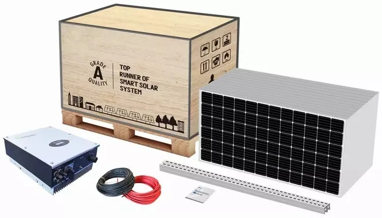 kit solar energia fotovoltaico para monocrystalline solar panel system 5KW 6kw 10kw on grid solar system price