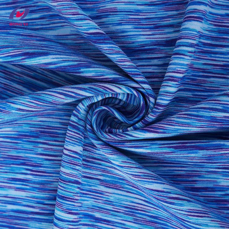 Spandex blend yarn knit fabric for sprotwear