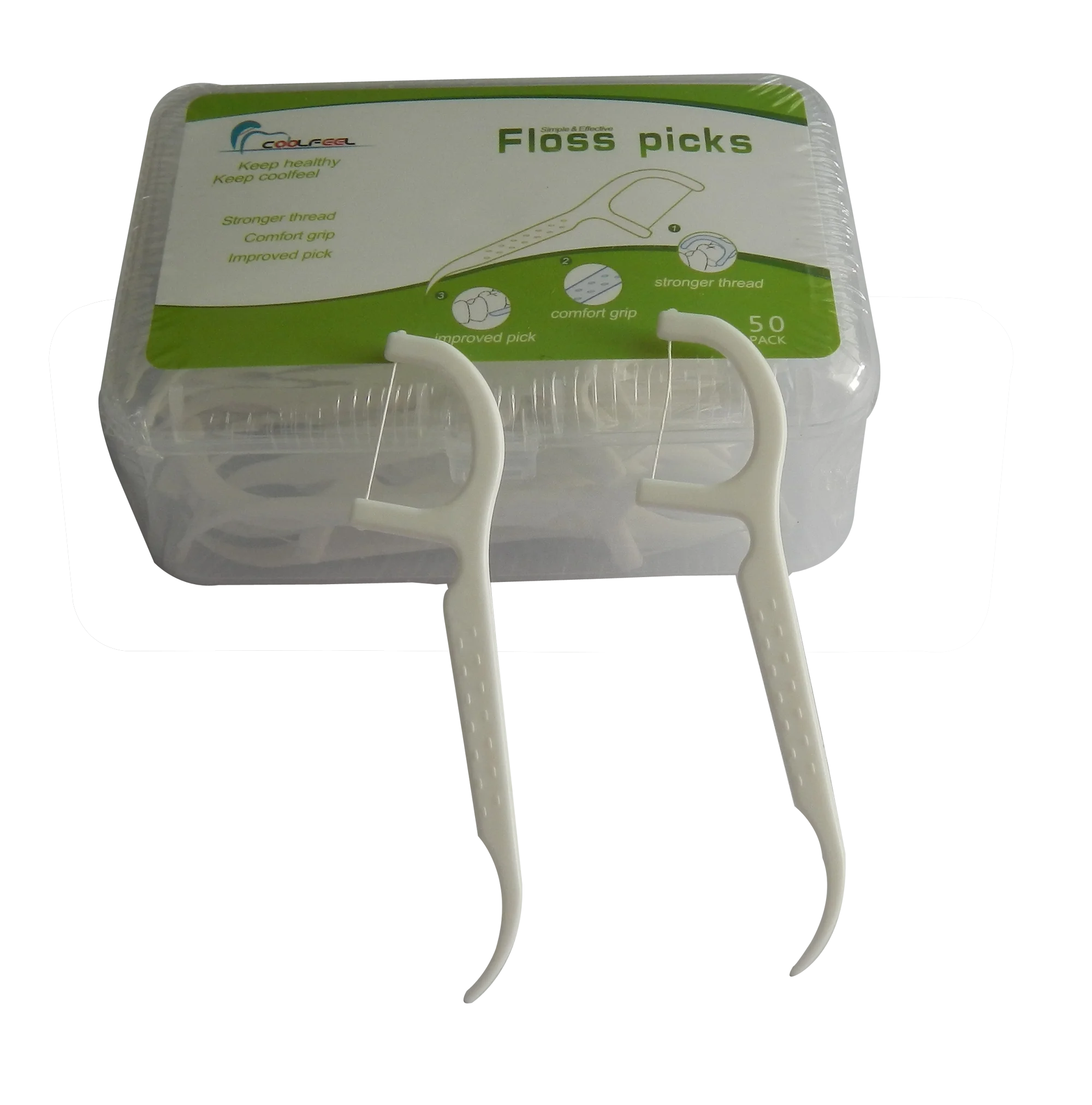 Private Label Dental Floss Picks Manufacturing Toothpick Ptfe Fental Flosser