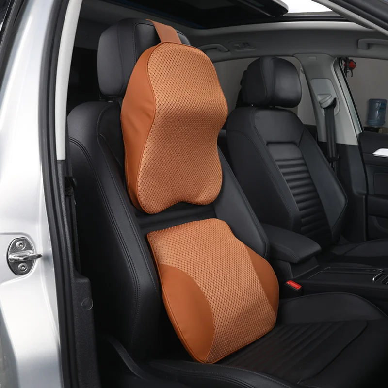 
Wholesale High Quality Memory Foam Car Headrest Neck Rest Travel Pillow 
