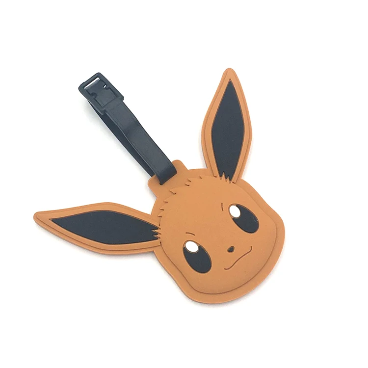 Высокое качество без запаха мягкий мультфильм ПВХ багажная бирка для малыша