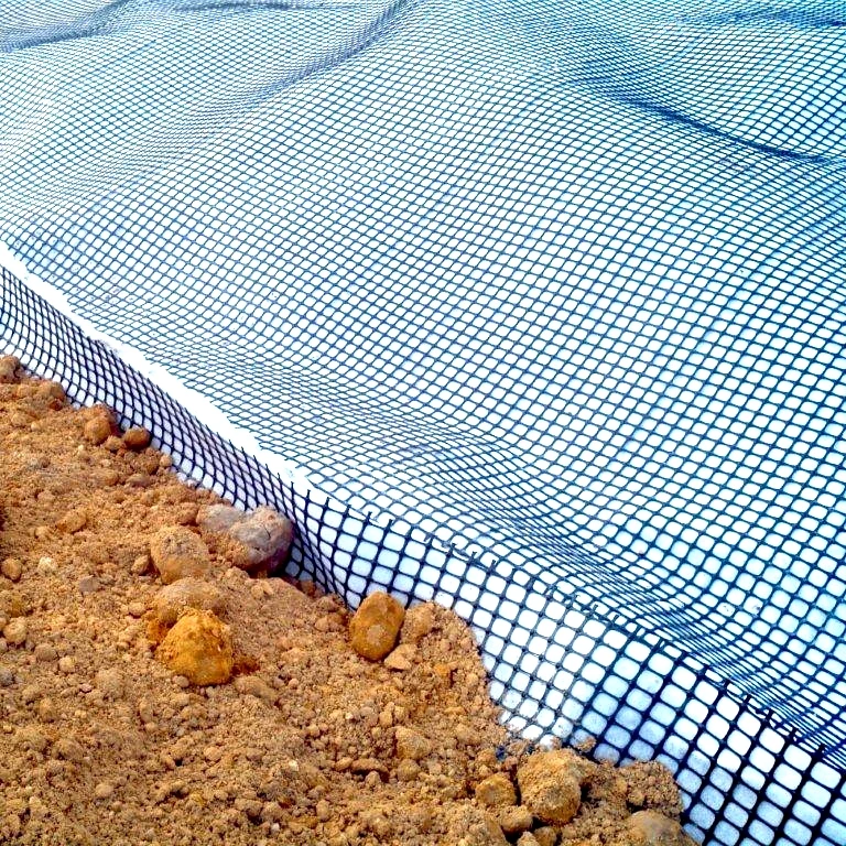 composite geogrid with geotextile used in road construction
