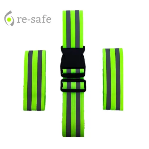 360 high visibility student reflective gear, glow belt, backpack band
