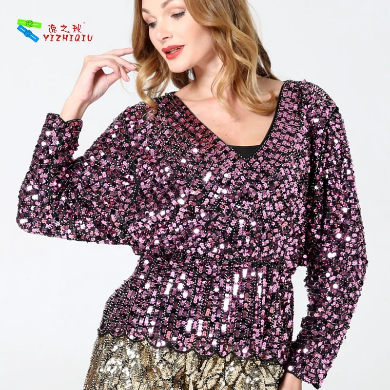 YIZHIQIU clothes women sexy tops fashion design lady long sleeve blouse