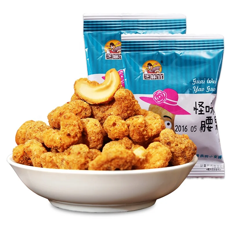 
Wholesale Export 75g Spicy Cashew Nut Snacks Chips Made In China 