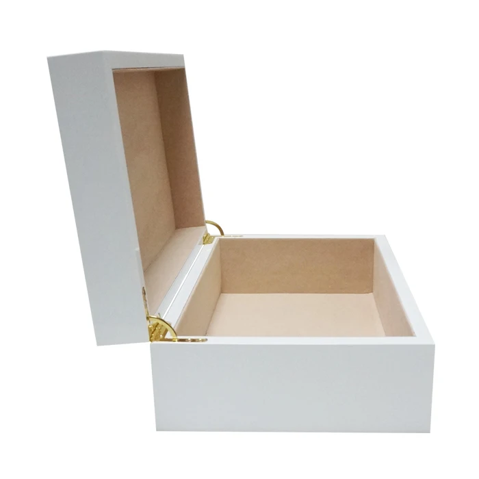 
High end luxury velvet lining glossy Ramadan wooden gift packaging box 