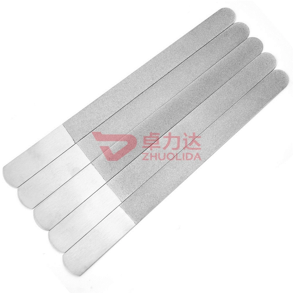 
customized non-slip stainless steel nail file 