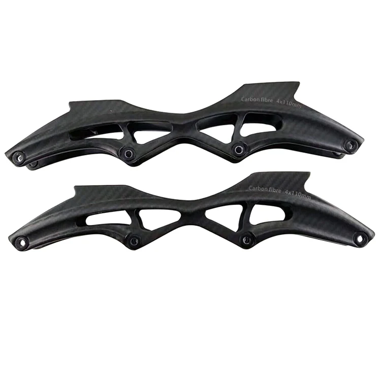 4*110mm skates frame inline skates Carbon fibre frame racing inline skate carbon fibre frame