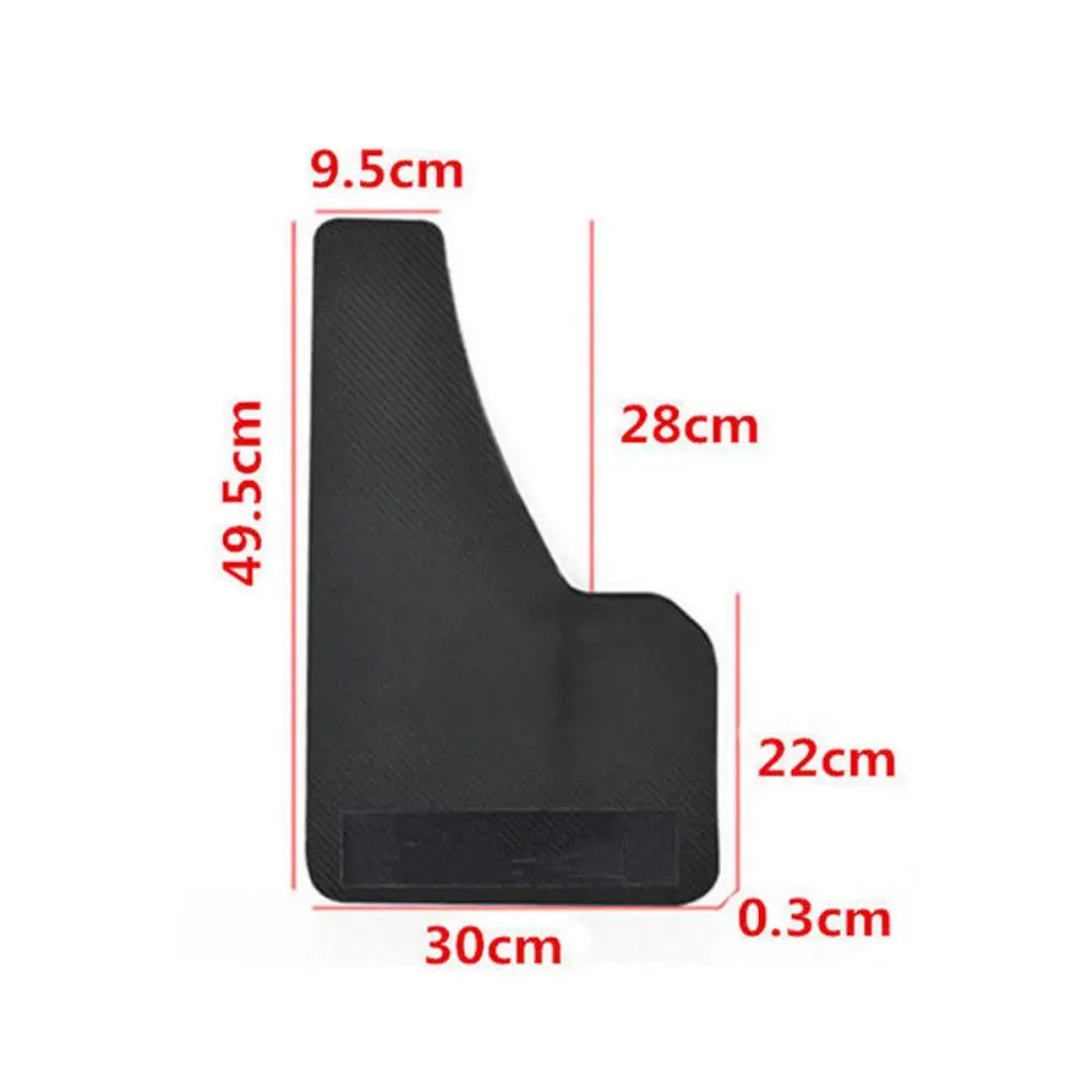 2PCS Auto Mudflaps Wheel Moulding Fender Mudguard Left & Right Universal for SUV Car Racing Car Truck Van Mudguard Pair Carbon F