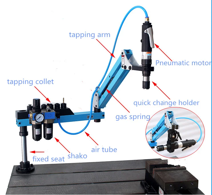 M3-M12 Автоматическая сверлильная и нарезающая машина