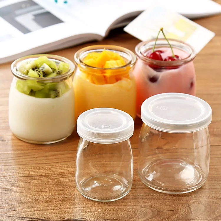 Heat resistant pudding cups glass pudding jar yogurt cups