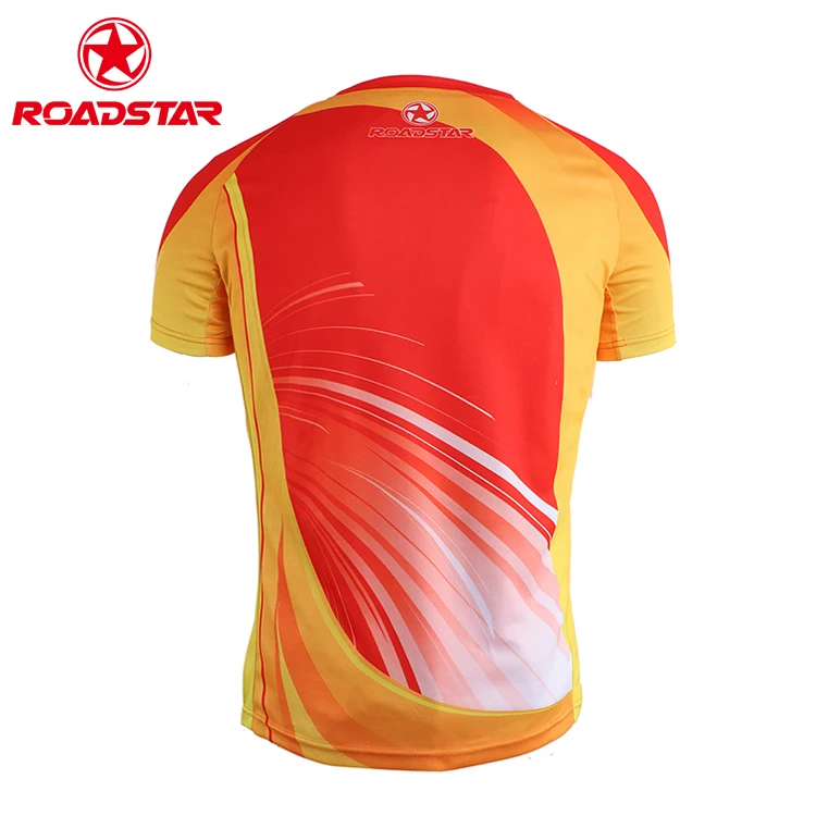 Bespoke OEM Allover Sublimation Printing Dry Fit Mens Sports Running Training Tshirt