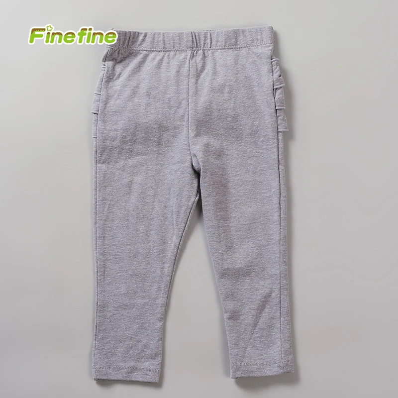 
Custom Cotton Plain Knitted Girls Baby Legging 