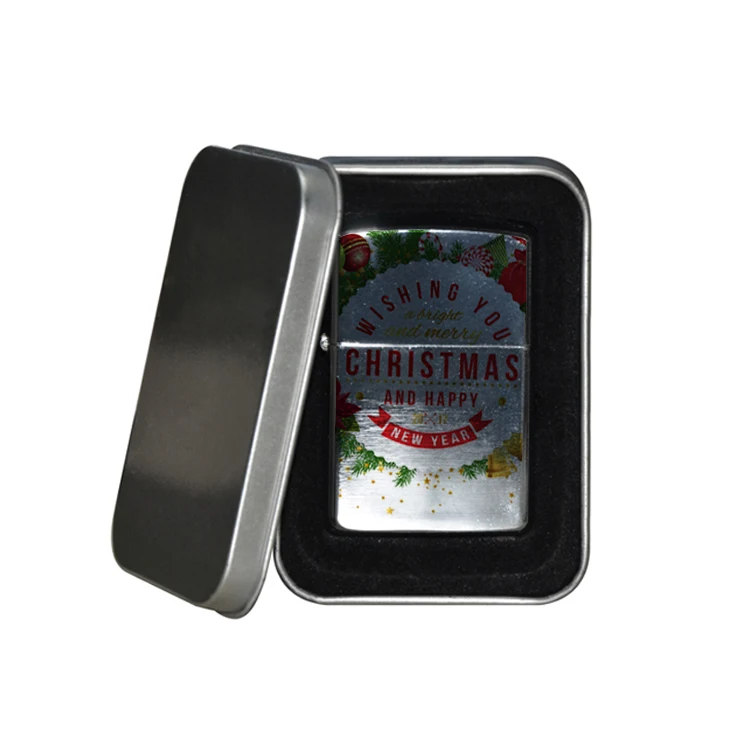 Серебряная сублимационная печать без рисунка зажигалка с покрытием пустые сублимационные металлические зажигалки для тепловой печати