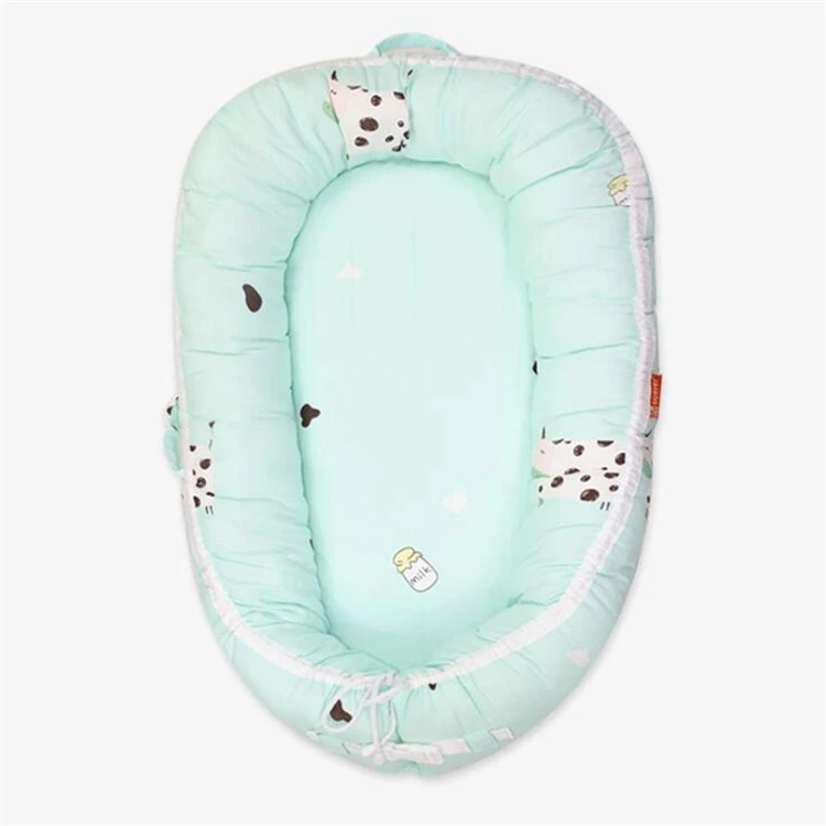 
Hot Sale Travel Bed Newborn Organic Baby Lounger For Baby 