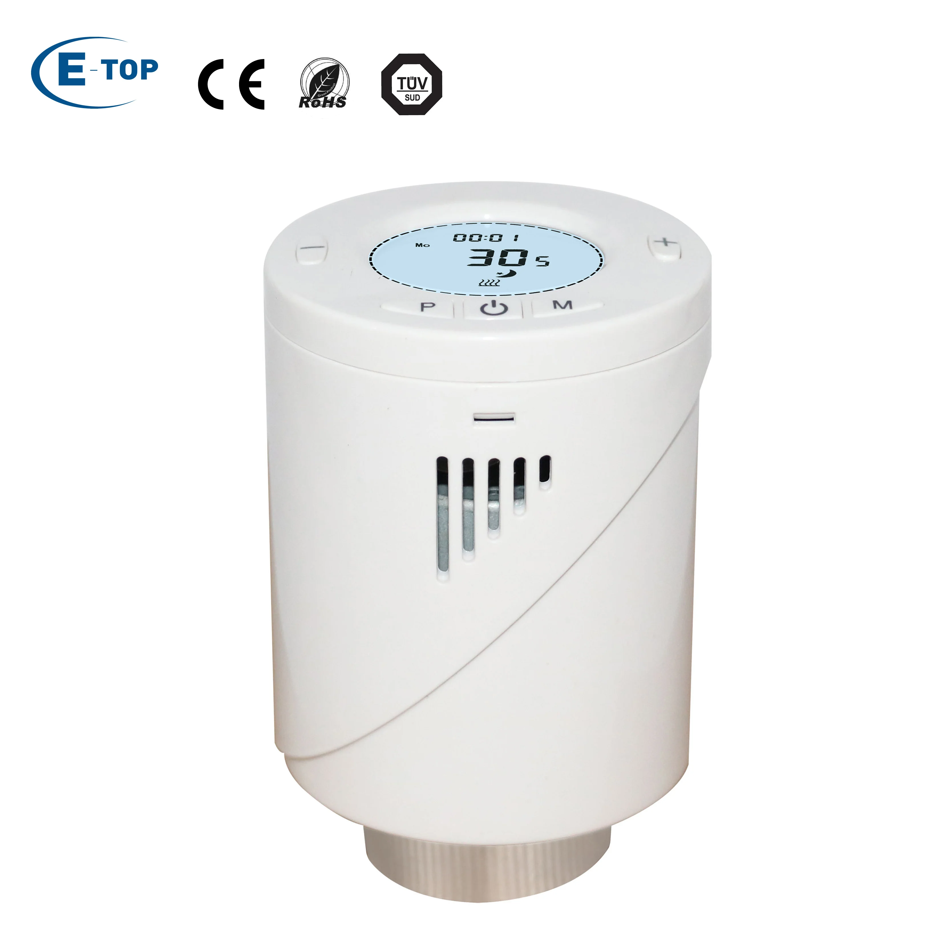 Intelligent Smart Valve Heating With Programmable Radiator Thermostat Digital Control