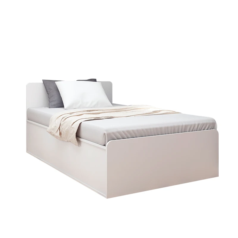 простой дизайн кровати деревянный складной кровать, односпальная кровать Экономия пространства с хранения для квартиры