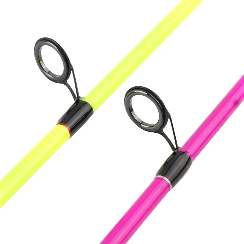 1.8m 2 section Camouflage EVA handle fiberglass lure fishing rod spinning