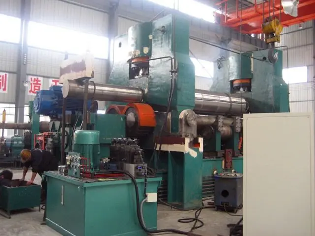 
W11s hydraulic steel plate rolling machine 