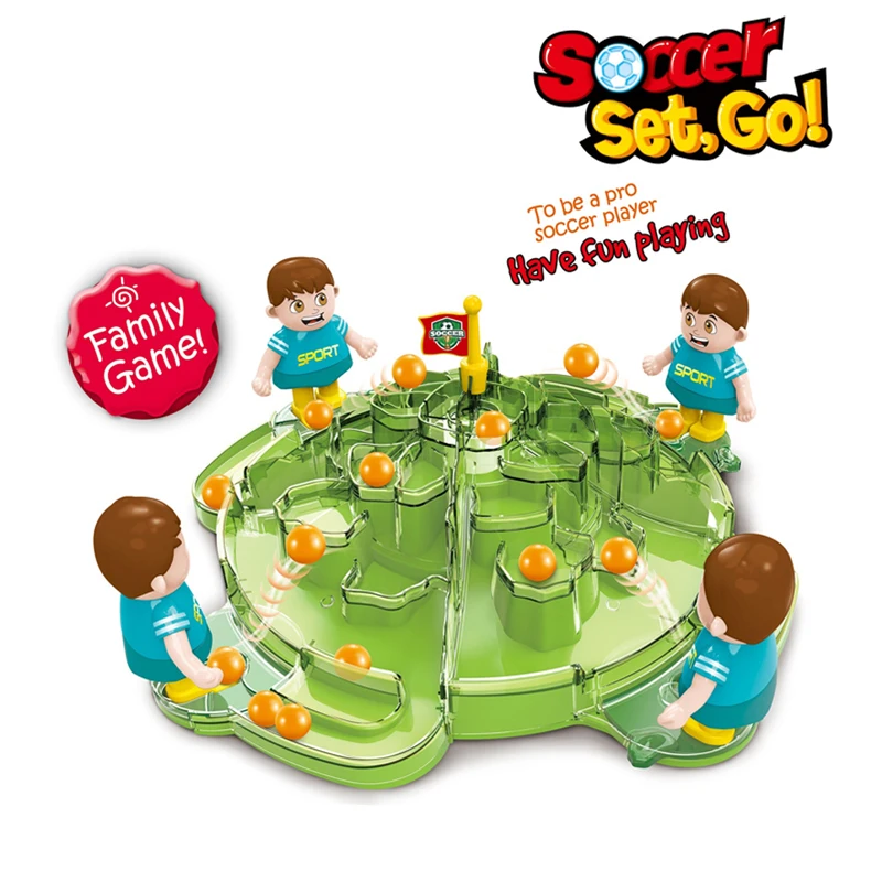 2019 plastic educational board game soccer set toy for children