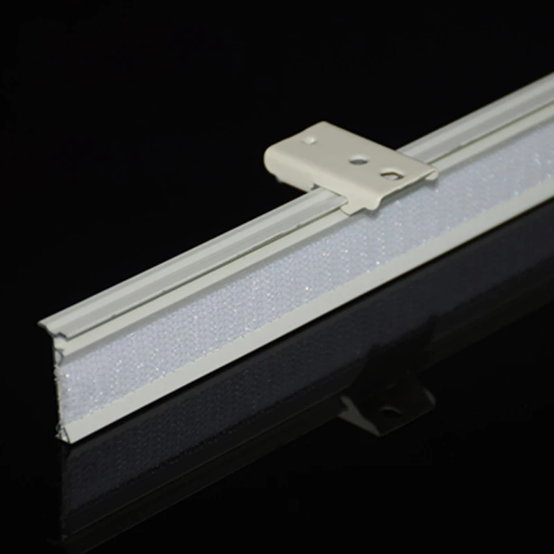Mauritius Aluminum Profile Pvc Motor Curtain Rail Bracket Cover Holder Hook Hotel Curtain Track