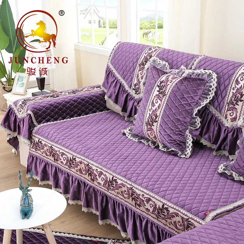 different color customized slip-resistant waterproof protective sectional sofa cover