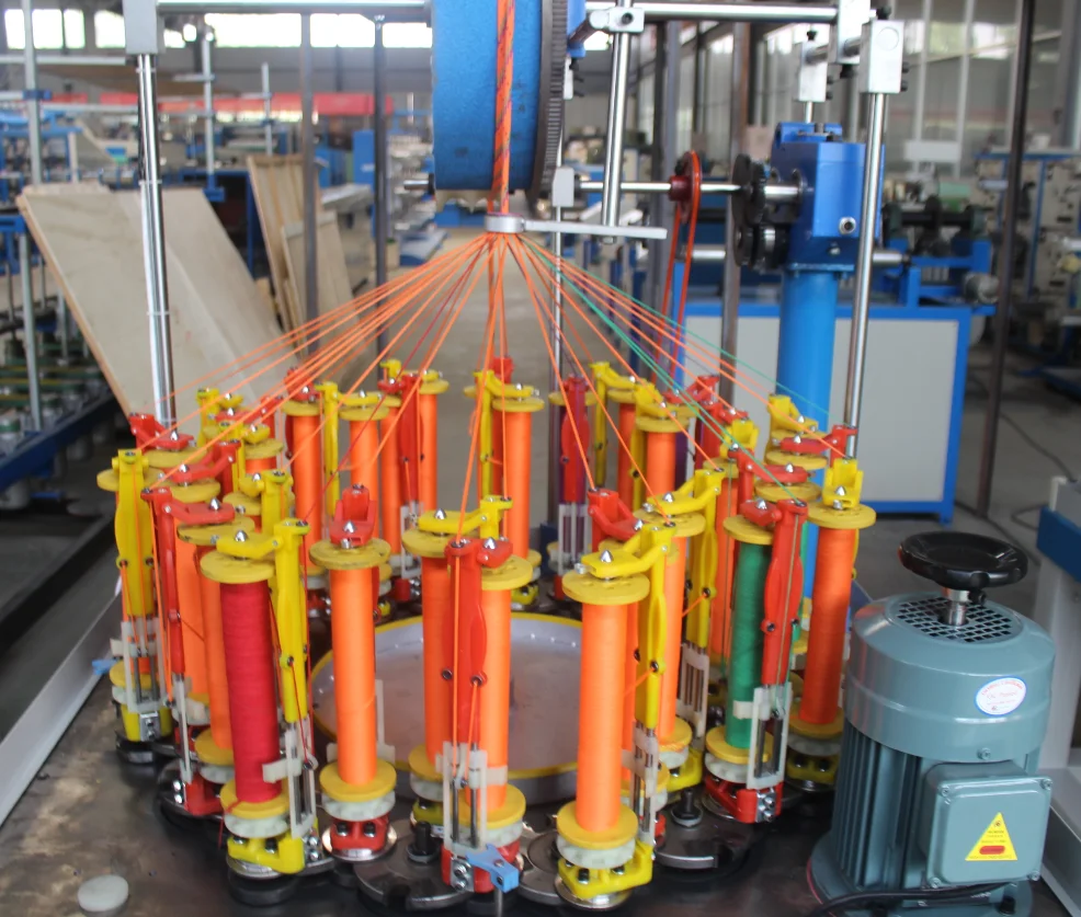 high speed 16 spindles rope braiding machine for pp nylon polyester rope making machine