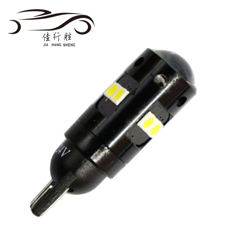 JHS Factory Supply led indicator light for car warning sign edge width lamp 9-30V 8SMD 3030 194 162 w5w Led T10 led bulb