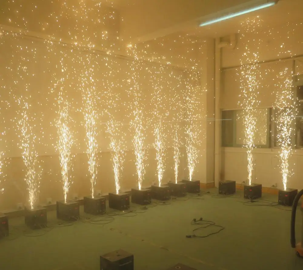 Hot sell cold spark machine indoor safe fireworks fountain special effects for DJ stage