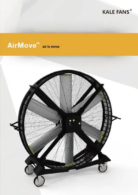 79' Diameter Brushless DC Motor Waterproof Large Cooling Portable Floor big HVLS Fans