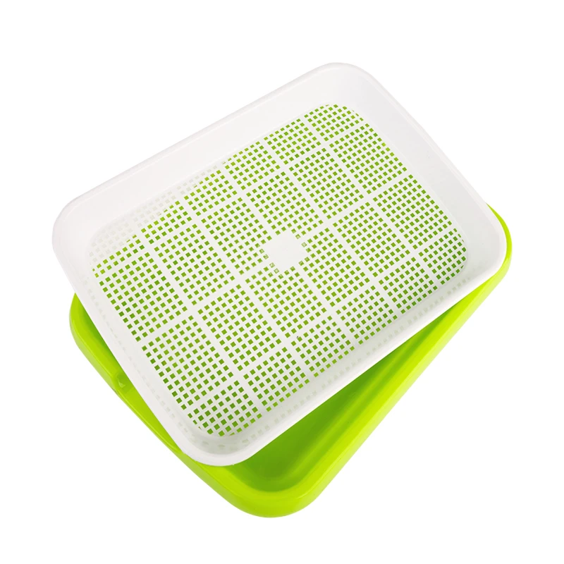 Double layer sprouts plastic seed tray