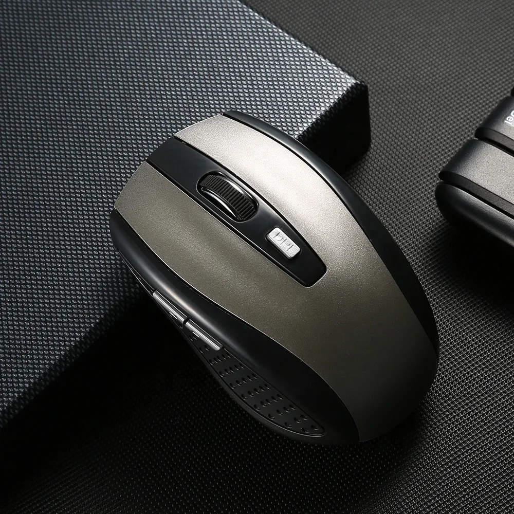 ANIMUSS Buttons Wireless Mouse Optical 1200DPI USB Gaming Mouse Mice for Laptop Notebook with USB Receiver