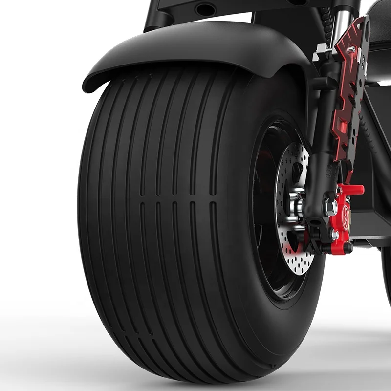 Stylish And Lightweight E-Scooter With Front And Rear Suspension