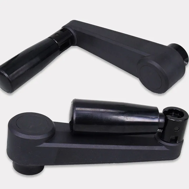 Thermoplastic Cranking Handle with Folding Side Handle