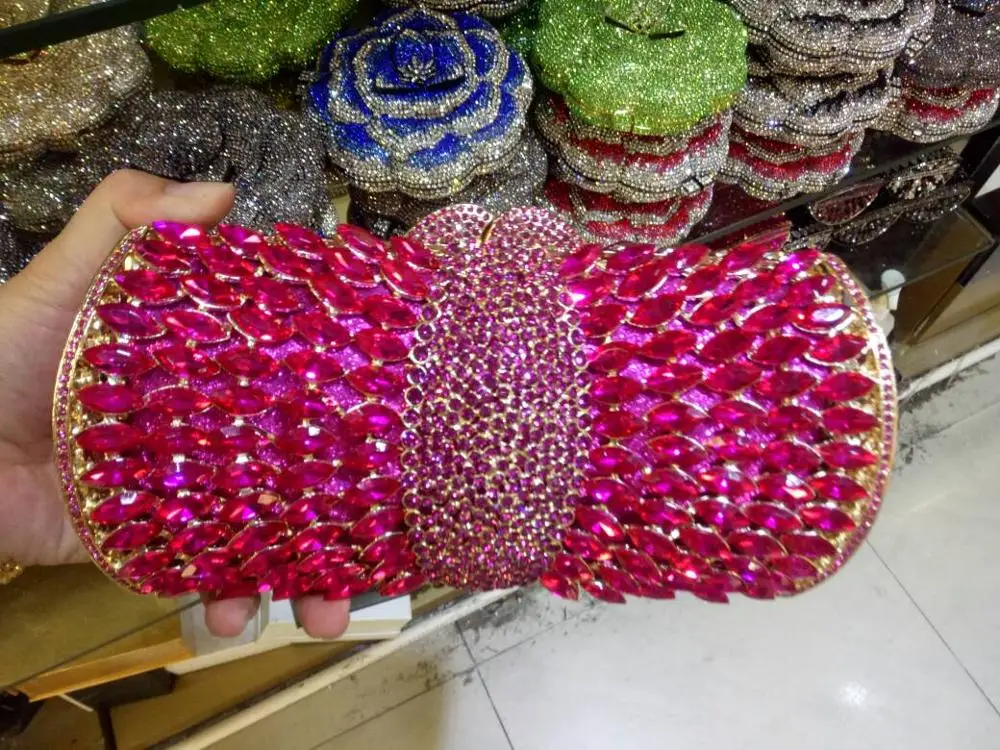 DB656 indian party bag evening clutch bags gold